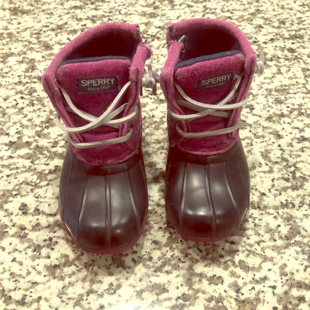 Sperry Toddler saltwater boots